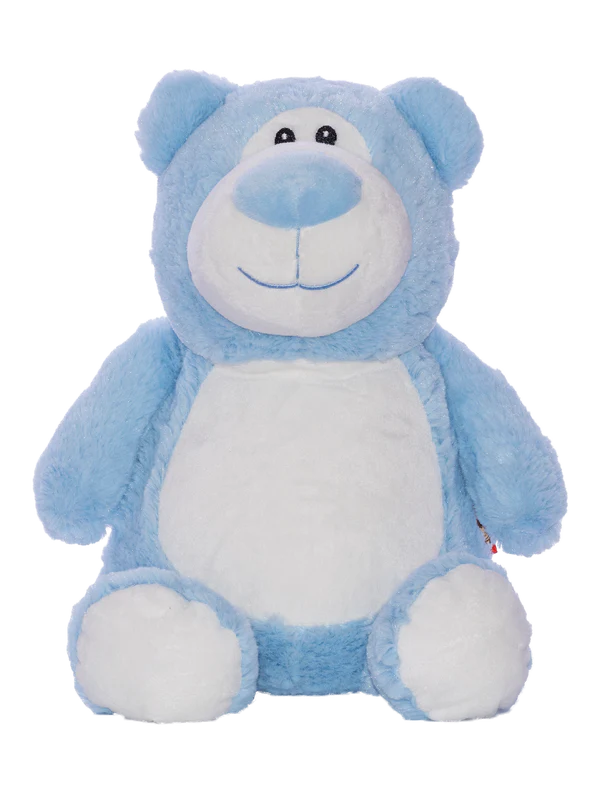 Blue Cubbyford personalised teddy bear 