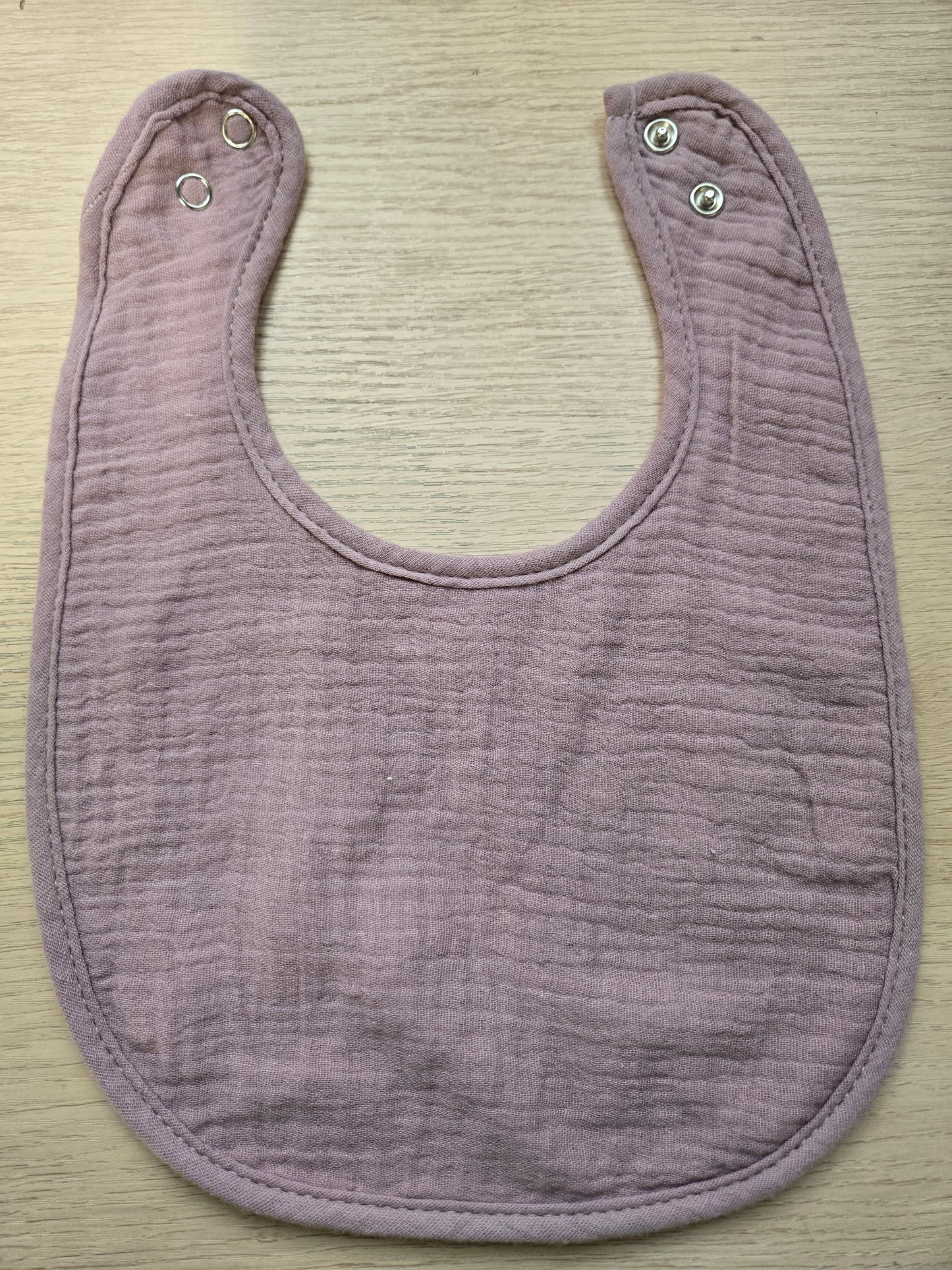 Mauve Bib 100% Cotton
