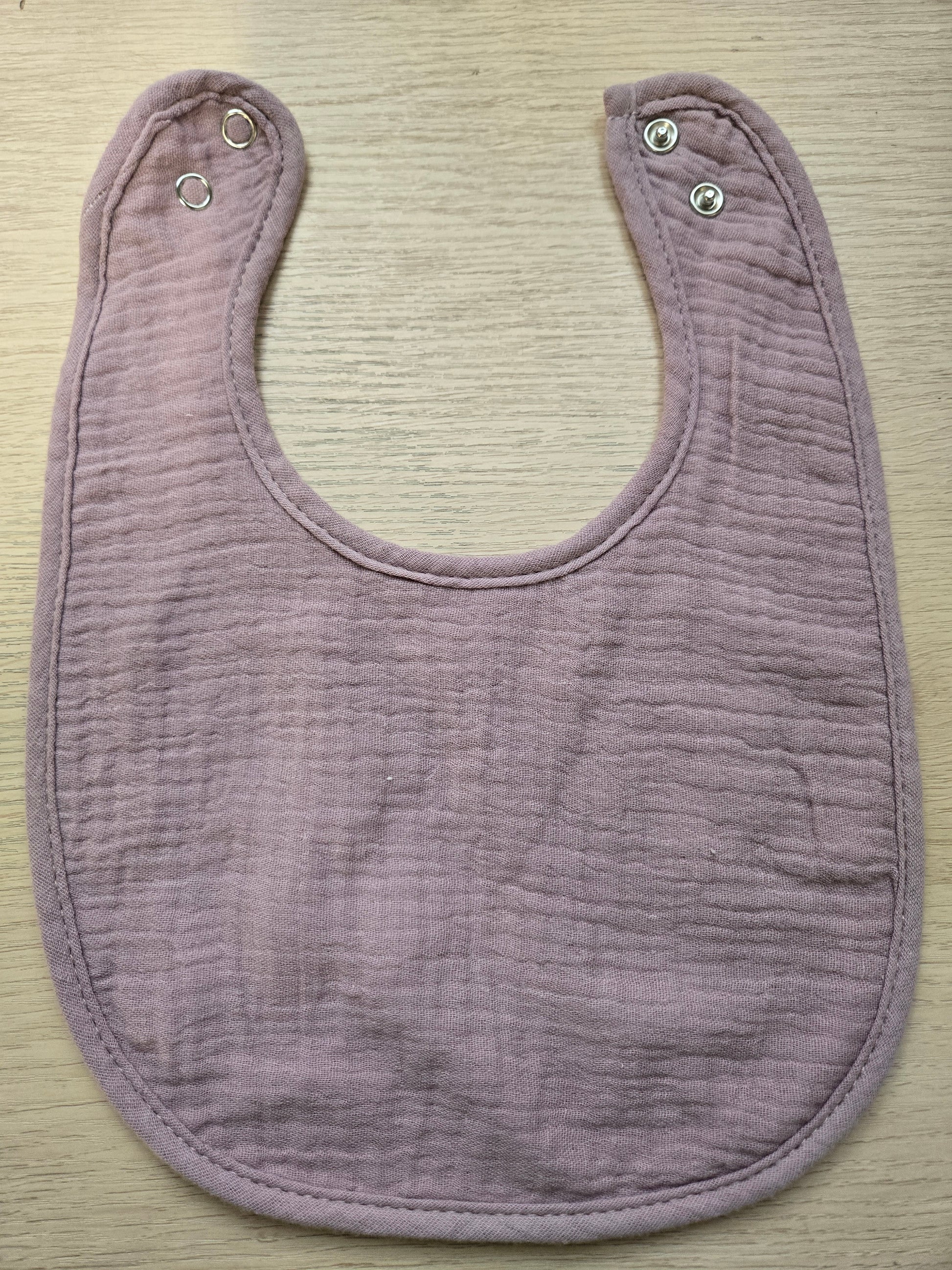 Mauve Bib 100% Cotton