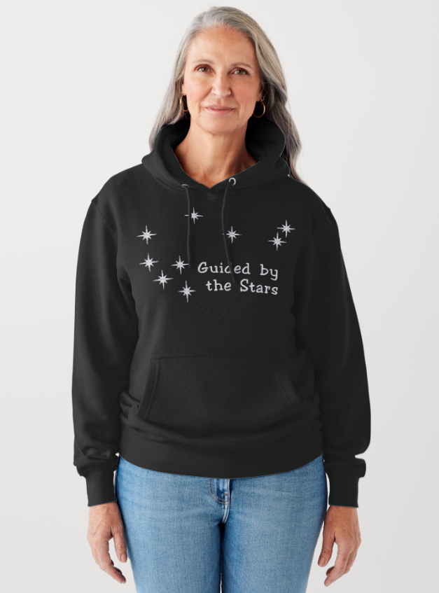 Matariki Whānau Collection |Embroidered Matariki-Guilded By the Stars (Tees & Hoodies)