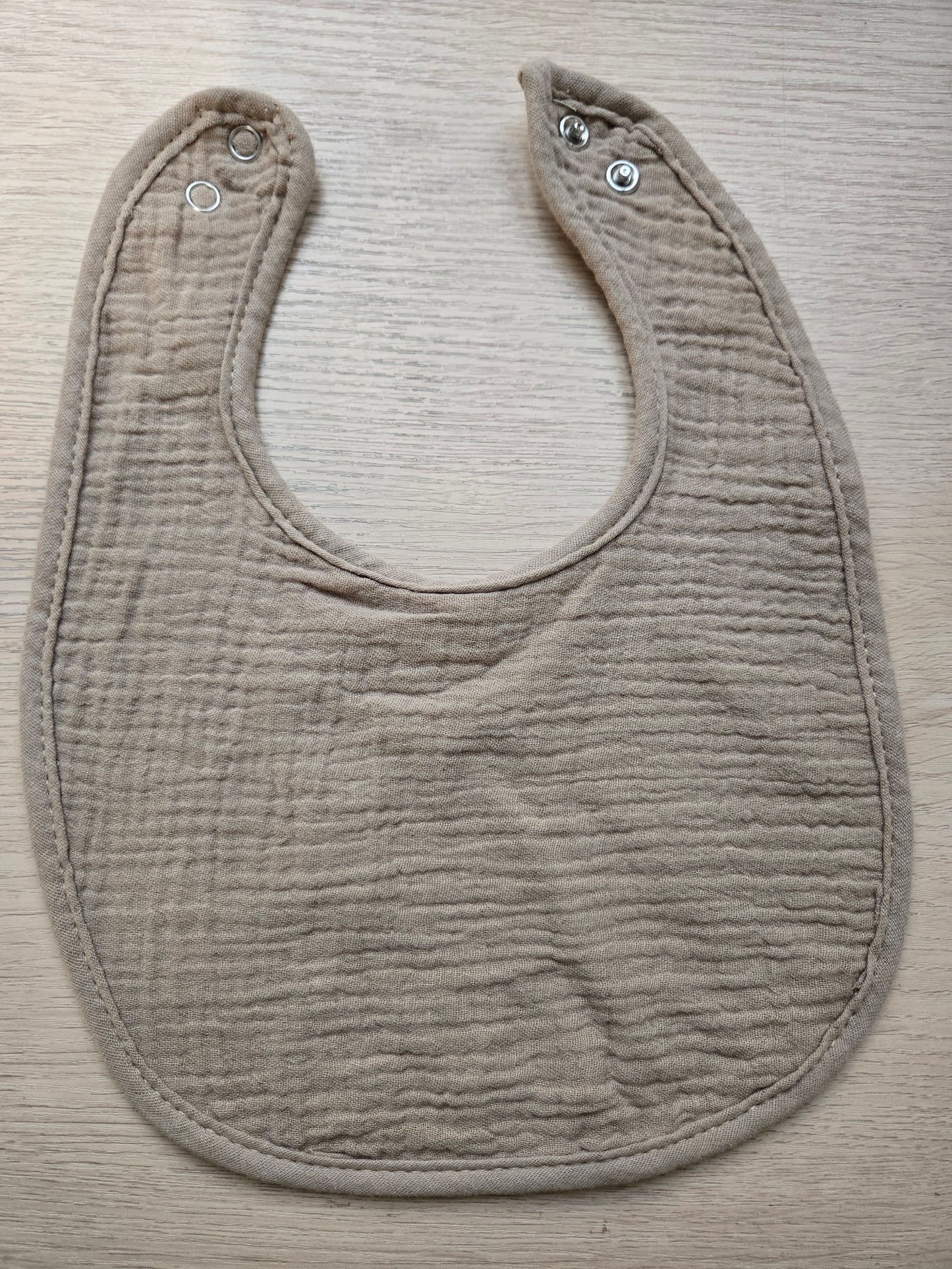 Tan Bib 100% Cotton