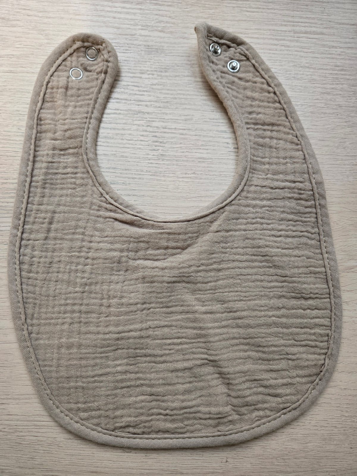 Tan Bib 100% Cotton
