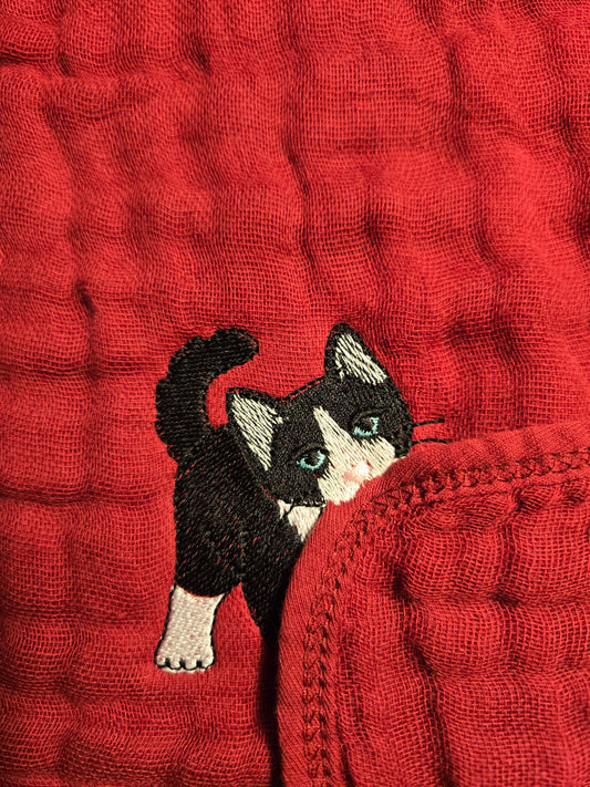 No It's Mine! The Cat Thief "Pet Thief" Tea Towel